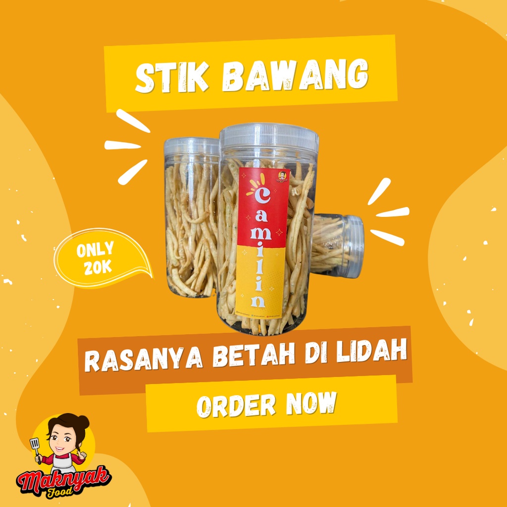 

Camilin Stik Bawang / Sistik Bawang / Cheese Stick / Stik Gurih Enak