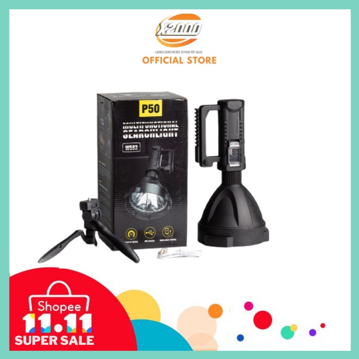 Senter LED selam diving gunung genggam anti air super terang X2000