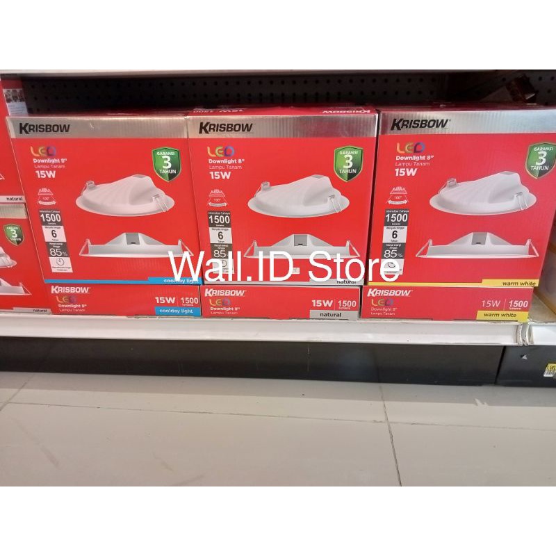 Lampu Downlight Led 8 Inci 15watt - Krisbow Original 100%
