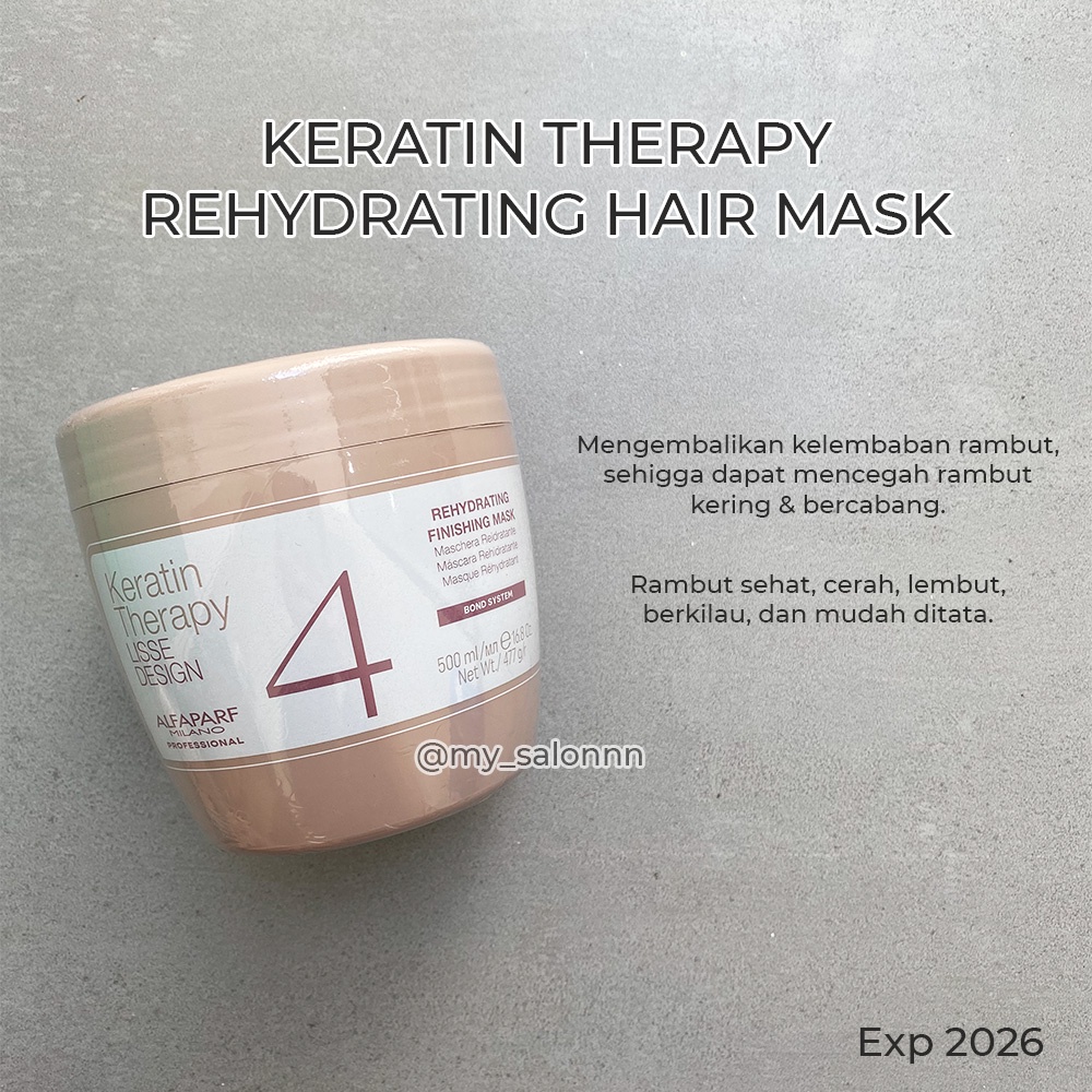 Jual Lisse Design Keratin Therapy Hair Mask 500ml & 200ml Alfaparf