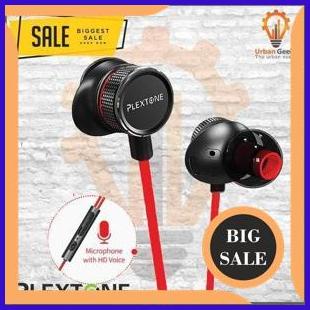 sparepart Plextone G15 Stereo Earphone Headset Microphone Wired Magnetic Gaming - Merah 2ZJN23
