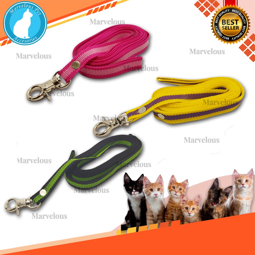 Tali Kucing Motif Garis  Panjang 2 Meter ( Tali Tuntun Kucing )