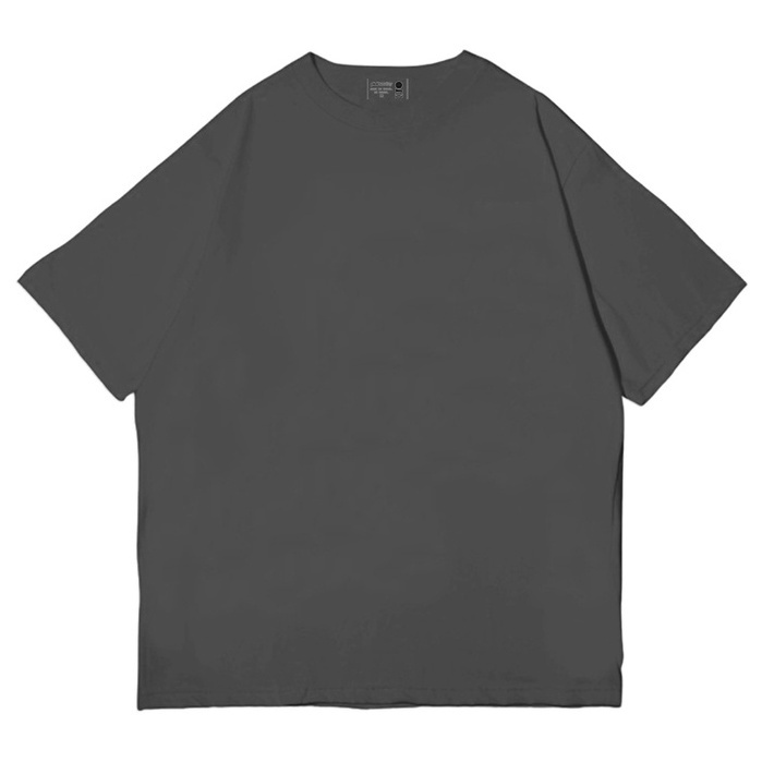 PLAIN Oversize T-Shirt - Dark Grey (Kaos Polos Oversize 24s)