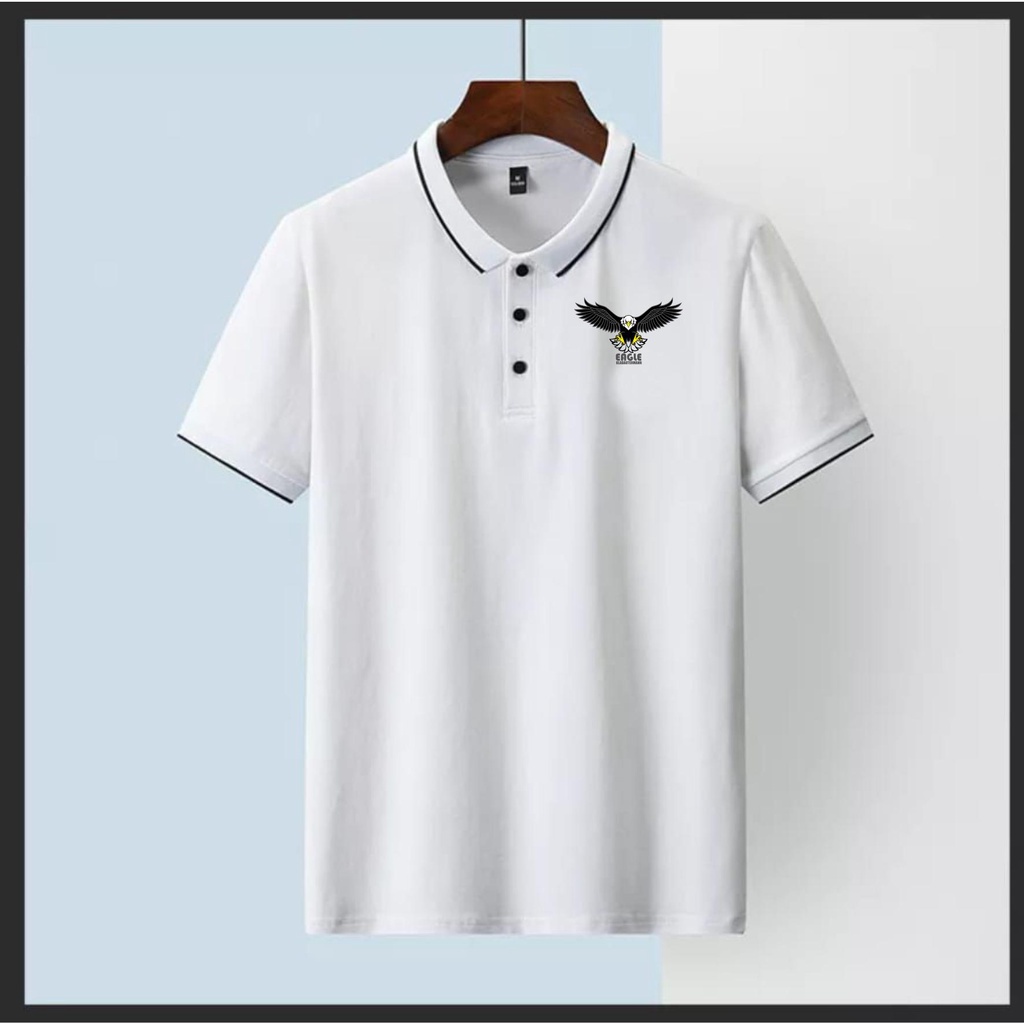 NANDO LISING POLO LOGO ELANG BAJU KAOS T-SHIRT POLO  / KAOS POLO / KAOS KERAH / KAOS TURN BACK / T-S