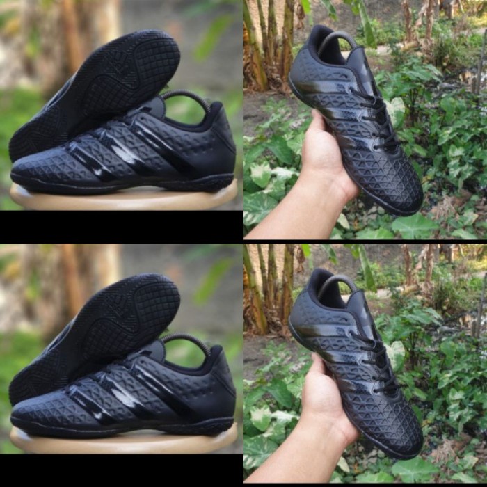 SEPATU FUTSAL ADIDAS ACE HITAM TERLARIS KOMPONEN ORIGINAL