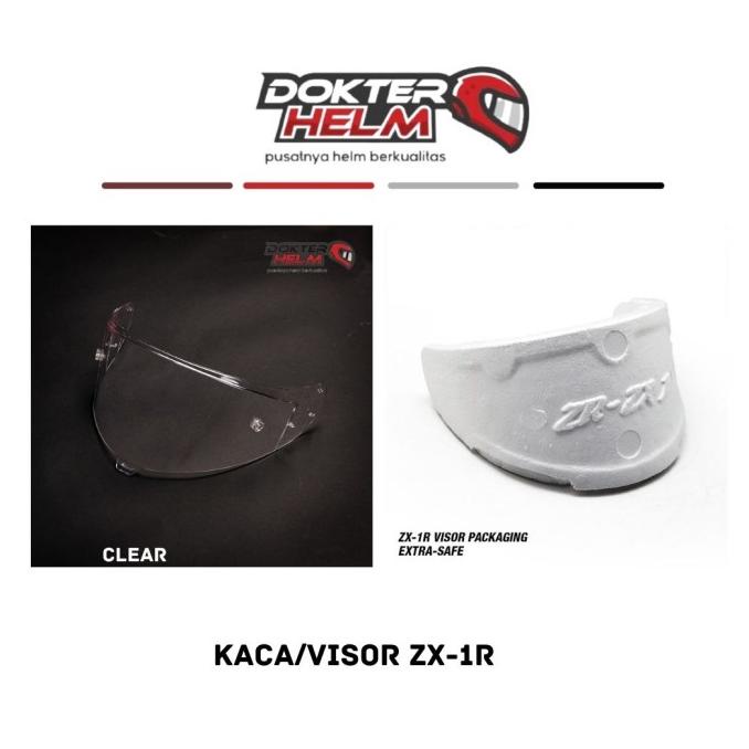 KACA VISOR NJS ZX1 ZX-1 ZX-1R ZX1 R V2 FLAT