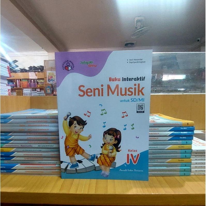 Buku Seni Musik Kelas  4 SD / MI  Kurikulum Merdeka Intan Pariwara
