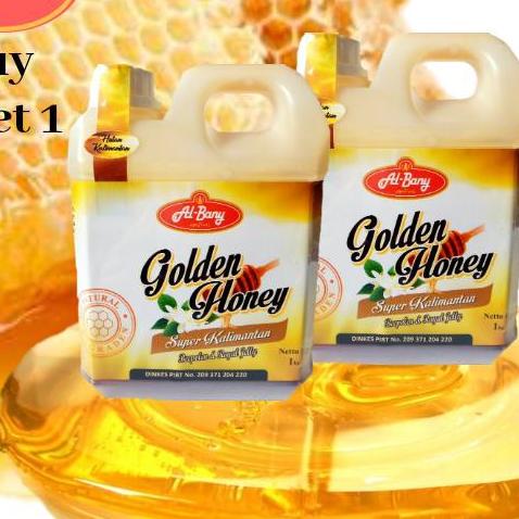

➪ Paket 2Btl GOLDEN HONEY Super Hutan Kalimantan @Albany Netto1kg ☀