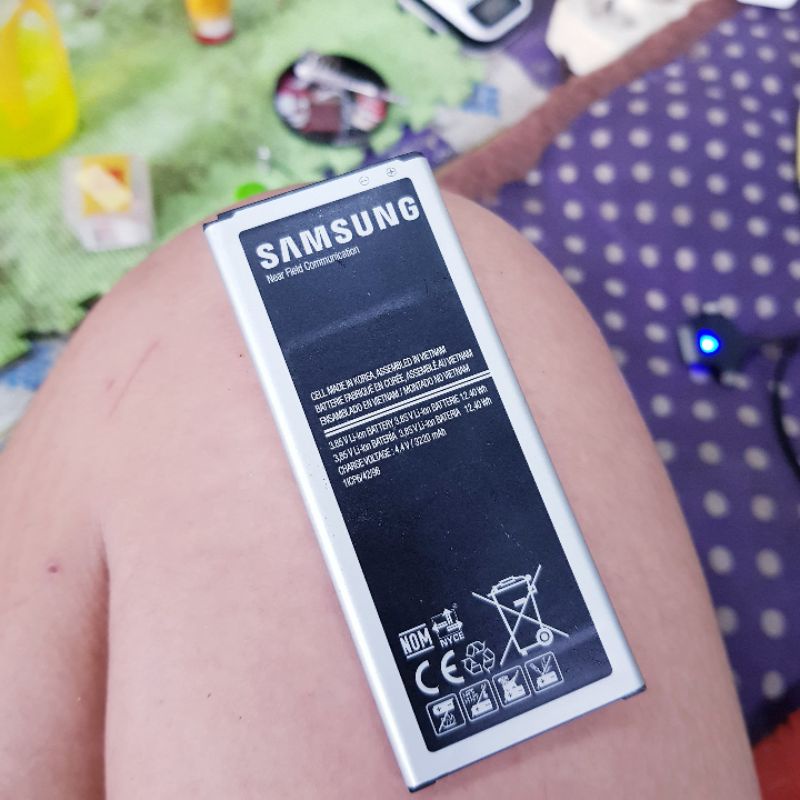 Batre / Baterai / Battery / Bekas Ori Cabutan Copotan / Samsung Galaxy Note 4