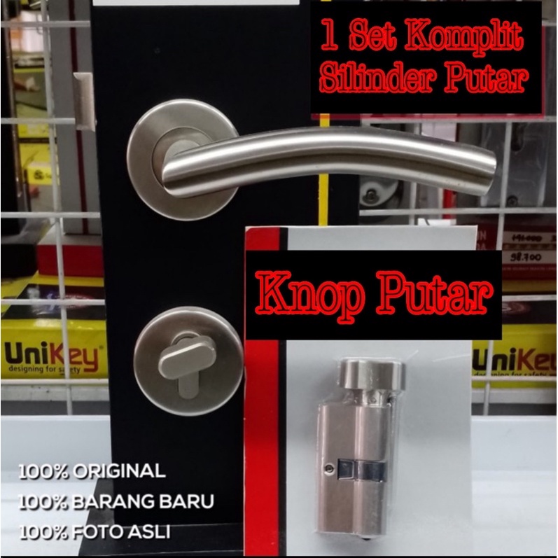 Promo stok terbatas kunci pintu knop Kodai ukuran besar silinder putar knop wc kunci pintu mdel pisah cylinder knop putar kunci pintu minimalis silinder wc putar handel pintu roses silinder putar knop wc stanlis steel,handle pintu komplit,perngkpn pintu