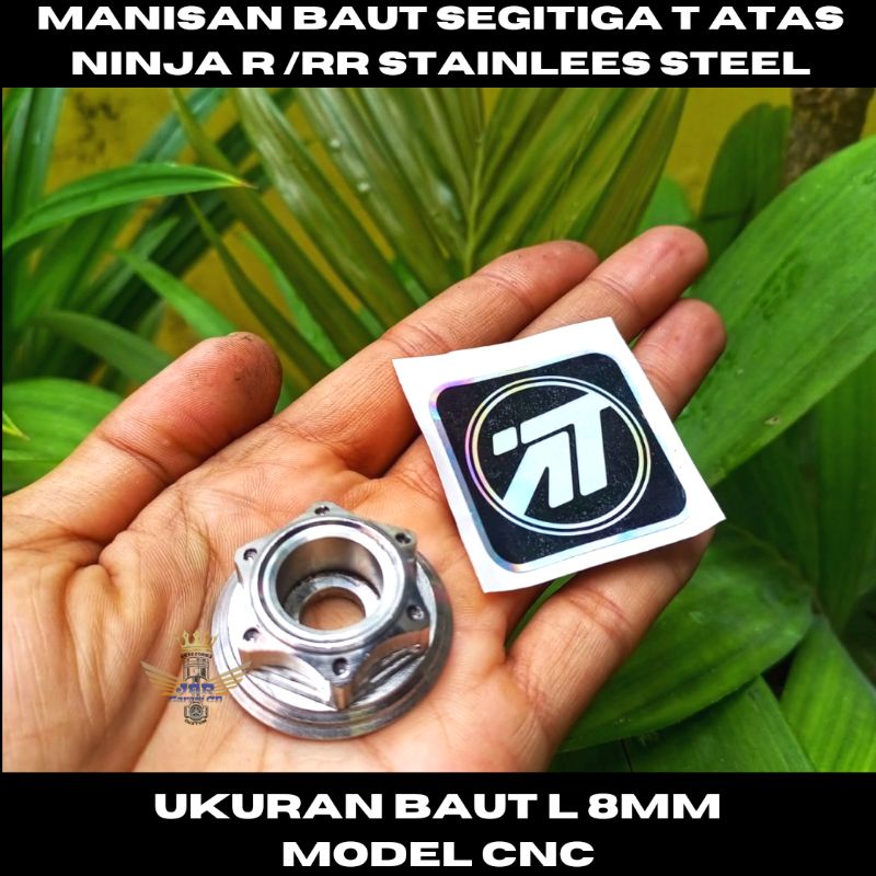 Manisan Segitiga T Atas Ninja R RR Stainlis Cnc
