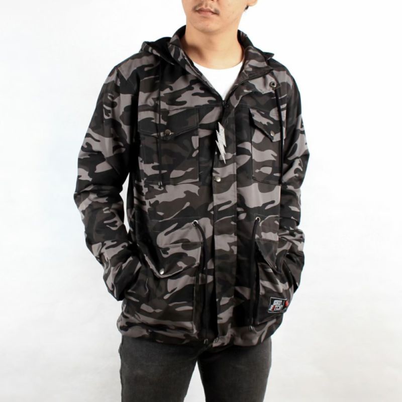 JAKET PRIA PARKA ARMY BIG SIZE JUMBO XXL - XXXL