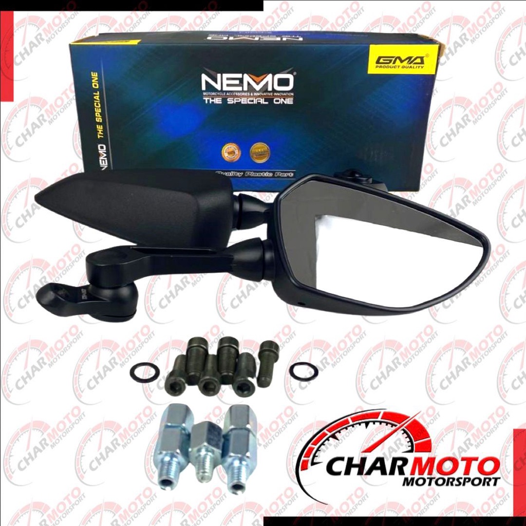 Spion Ducati Kaca Cembung Bening Nemo Nmax Xmax PCX Vario 150 160 Beat Scoopy PNP -  Charmoto