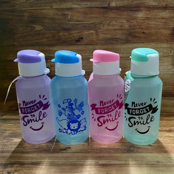 Beliajadulu88 Botol air minum gambar 350ML Fliptop T005