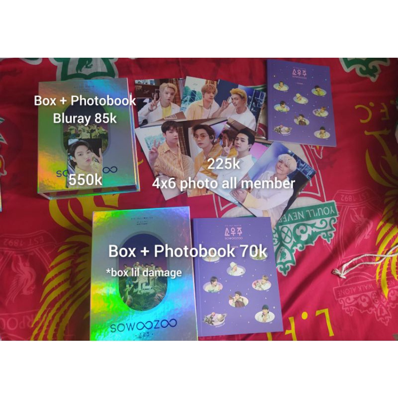 DVD & BLURAY SOWOOZOO SHARING FULLSET RPC JIN APPLE DVD & JUNGKOOK POUT BR 4 X 6 PHOTO SET NAMJOON R