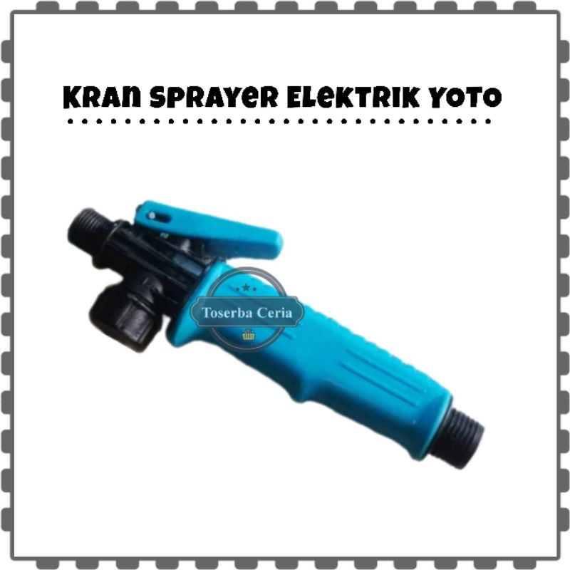 Suku Cadang Sprayer Elektrik Potensio Yoto Stik kran indikator lampu selang Kobola