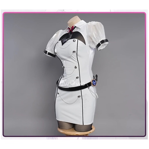 PRE-SALE UWOWO Genshin Impact Fanart: Raiden Shogun Ei Officer Uniform Baal Police Cosplay Costumes