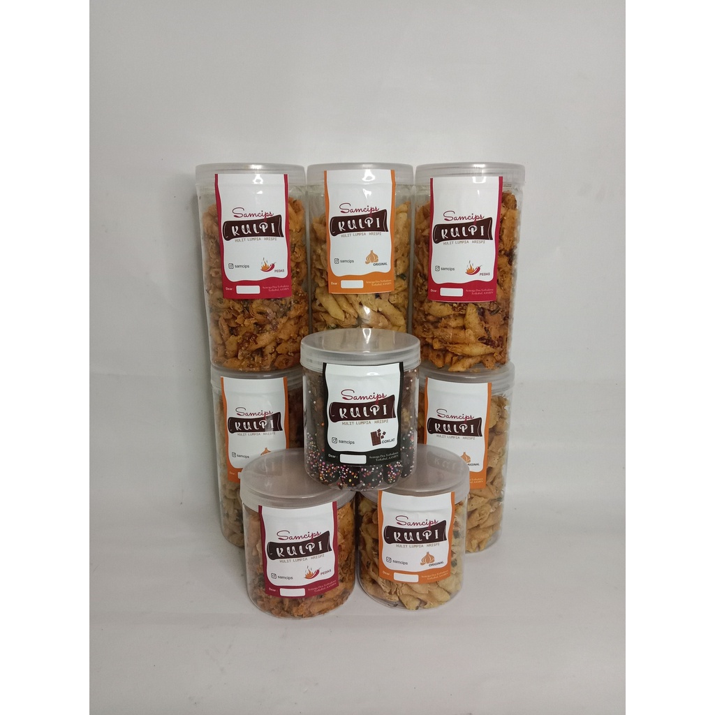 

Kulpi (Kulit Lumpia Krispi) Rasa Original/Pedas/Coklat - Samcips