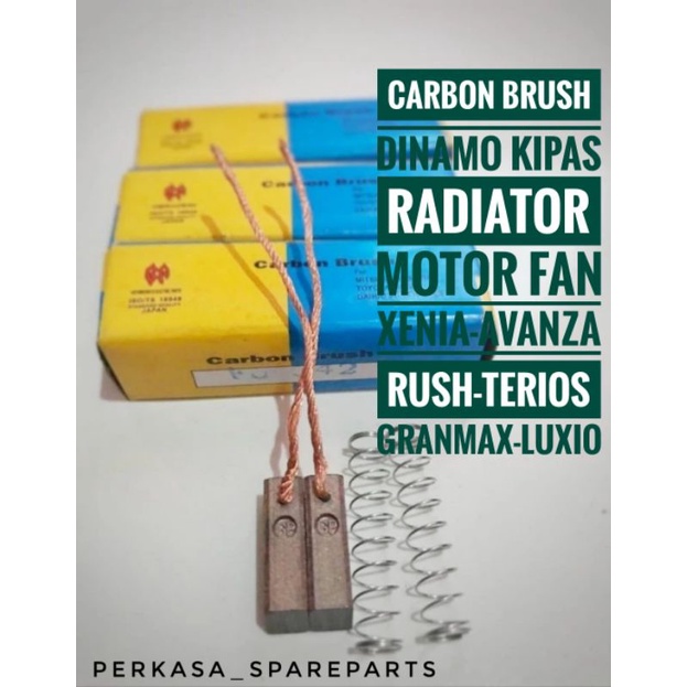 Arang Karbon Carbon Brush Dinamo Kipas Radiator Motor Fan Avnza Xenia