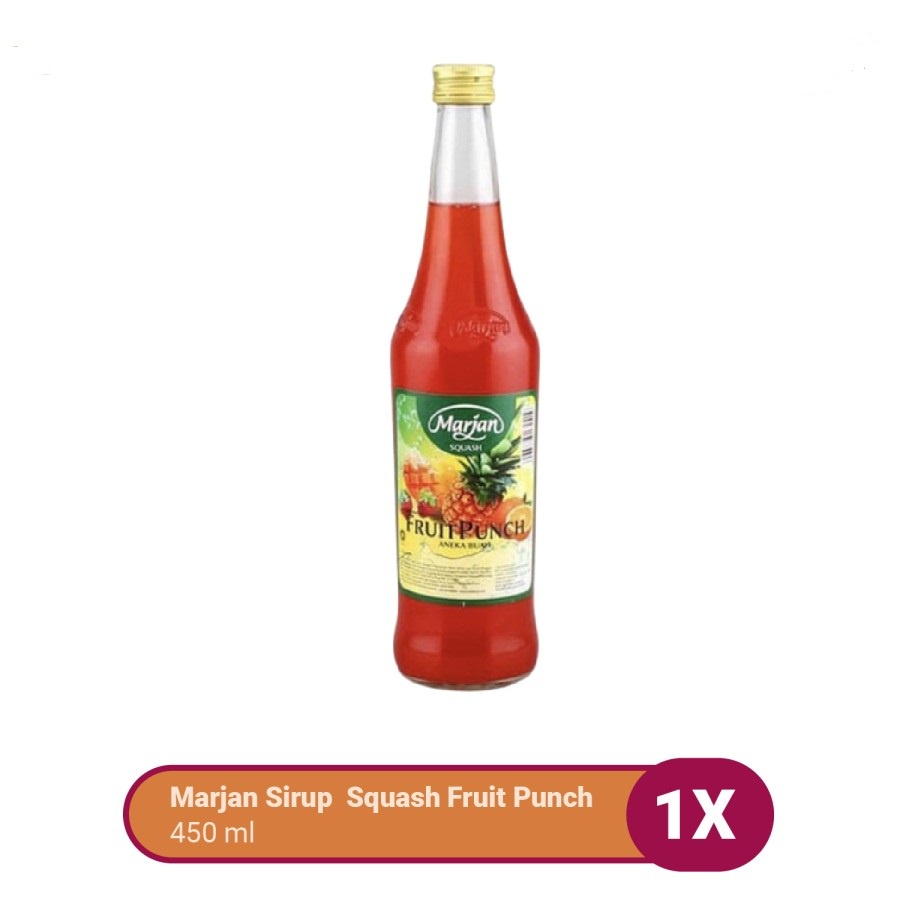 SIRUP MARJAN SQUASH FRUIT PUNCH 450ML