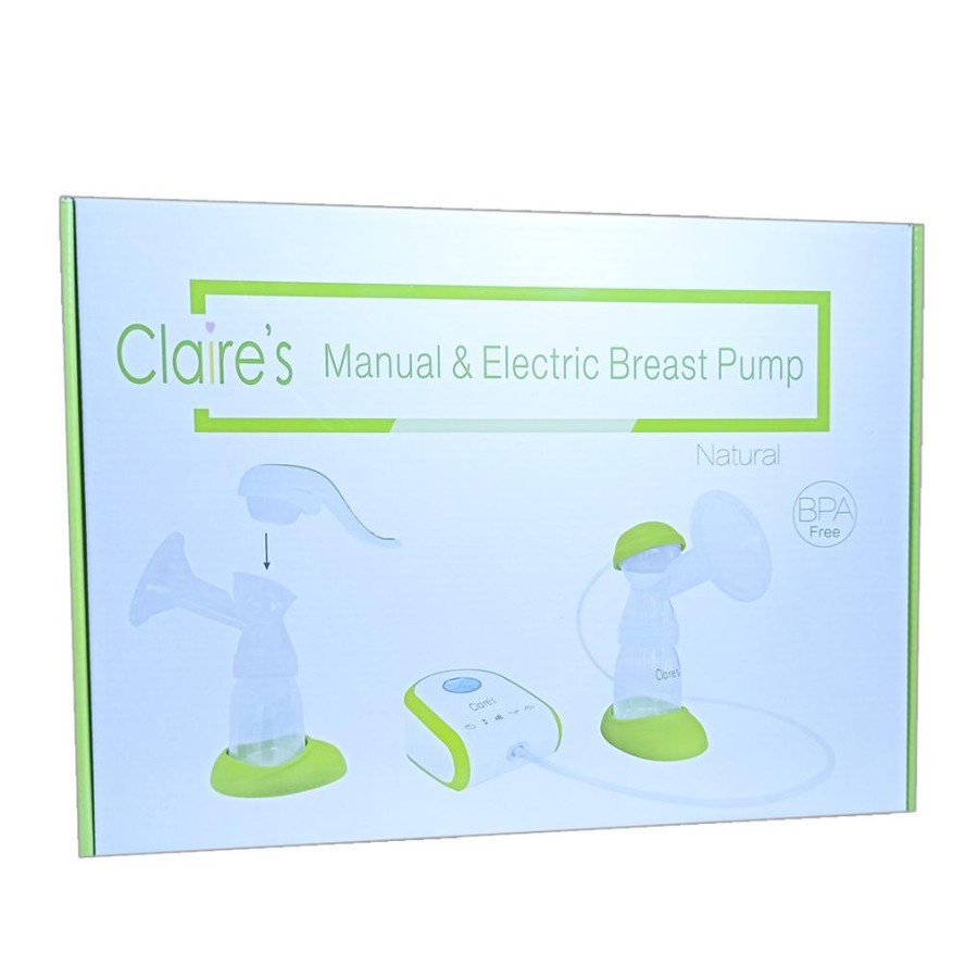 CLAIRE'S manual &amp; electic breast pump A27