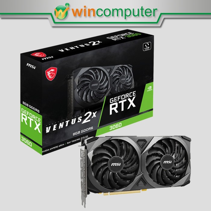 VGA MSI Geforce RTX 3060 Ventus 2x 8GB DDR6