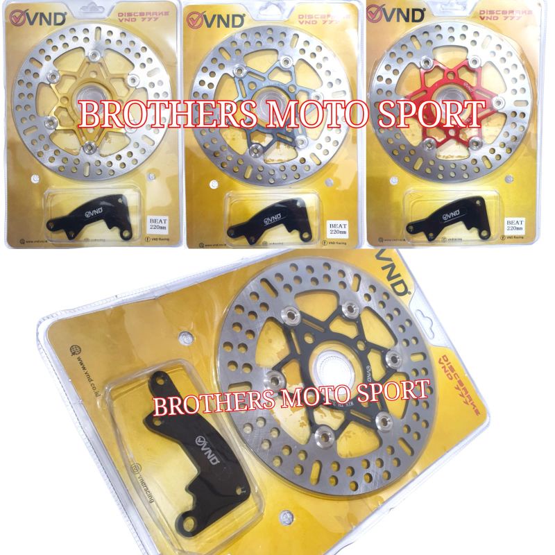 piringan cakram depan vnd 777 vario125 vario150 disk cakram genio