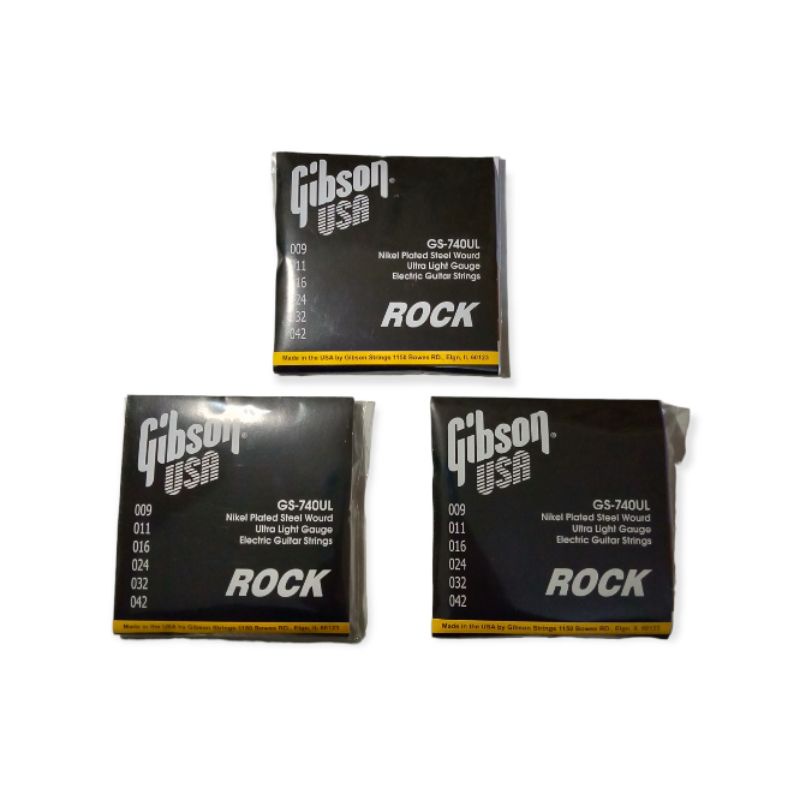 senar gitar gibson lokal 1set