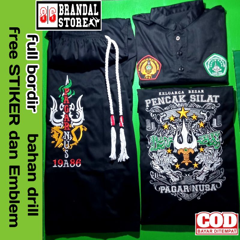 sakral anggota tetap/warga pagar nusa full bordir terbaru/terbaik (COD)