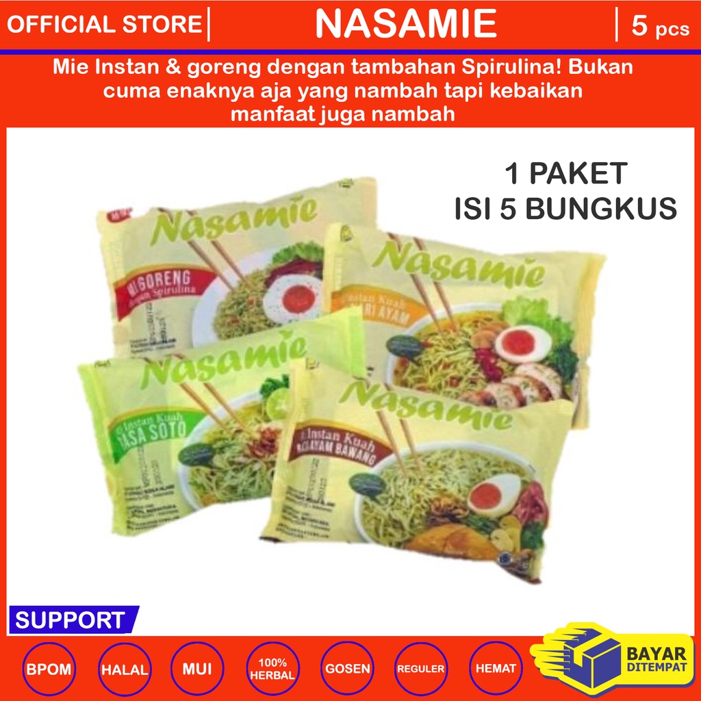 

NASAMIE - MIE INSTAN DENGAN SPIRULINA