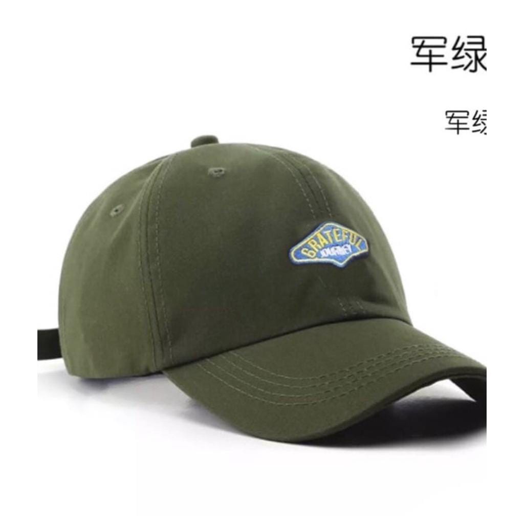 Baseball cap : GRATEFUL JOURNEY - Topi Baseball Topi Pria Topi Wanita Topi Olahraga