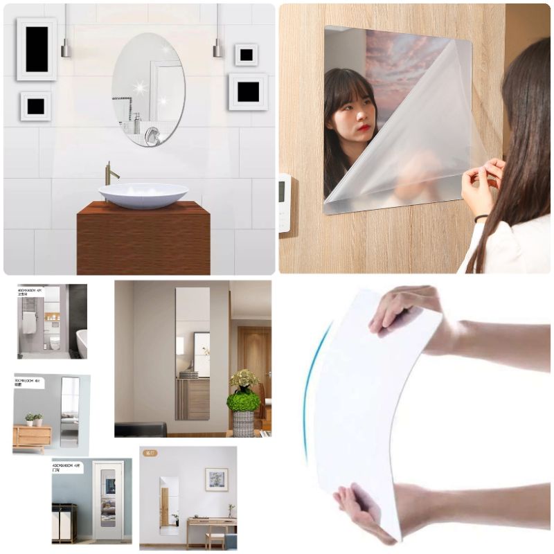 Cermin Akrilik Stiker Size Besar