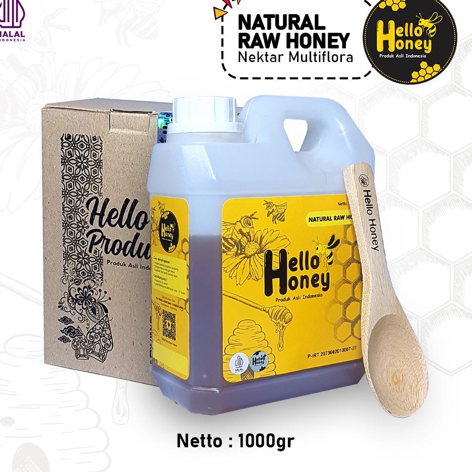 

Terlaris Hello honey - Madu Asli Murni 1 KG - Natural Raw Honey !!