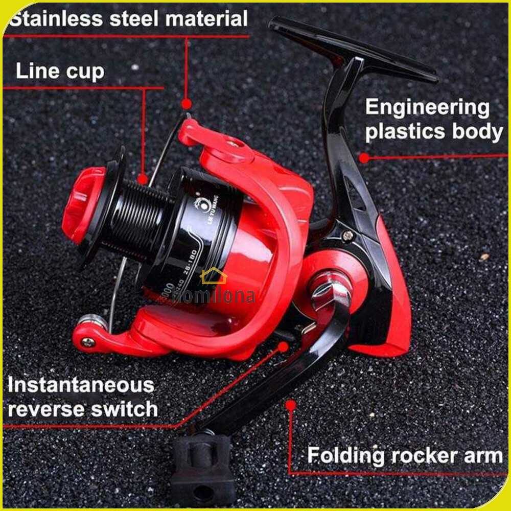 LIEYUWANG Reel Pancing Spinning 12+1 Ball Bearing 5.0:1