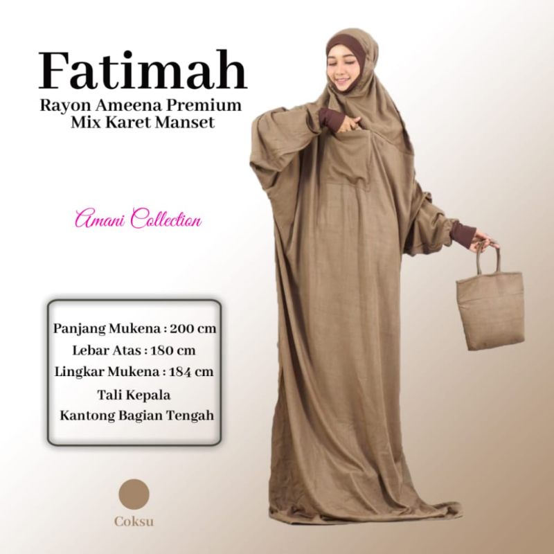 FATIMAH MUKENA TERUSAN BY AMANI