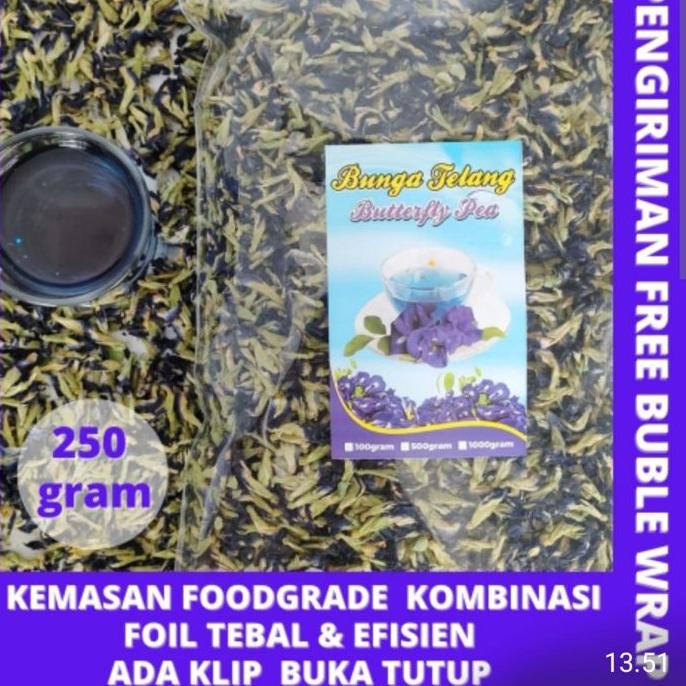 

۝ Bunga Telang Organik 250 gram 500gram 1000gram ♠