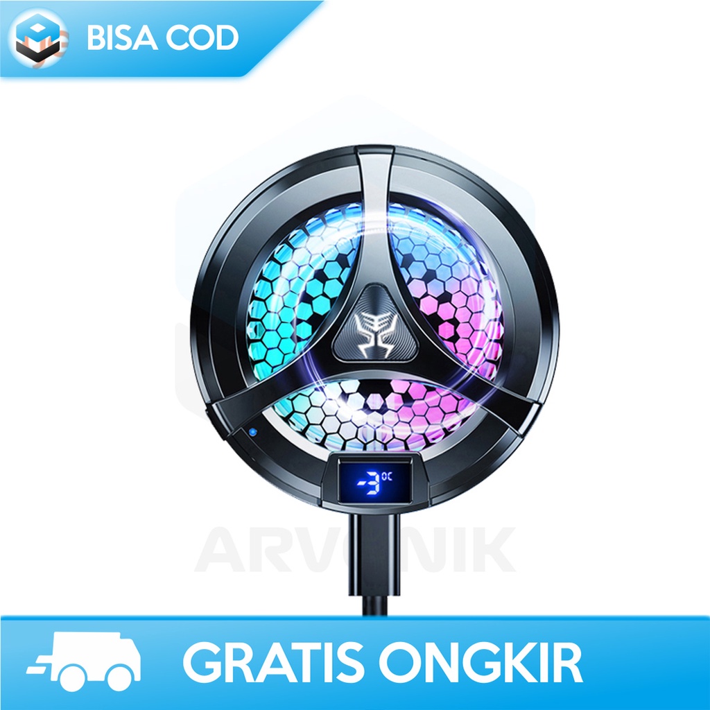 FANCOOLER KIPAS PENDINGIN  PONSEL LAPTOP  ANGIN SUPER KENCANG COOLER GAMING