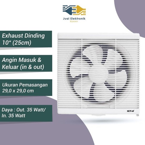 Exhaust Fan Sekai 10&quot; WEF1090 - Putih