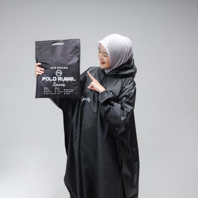 RAINCOAT, JAS HUJAN PONCO LENGAN/KELELAWAR TERBAIK PRIA DAN WANITA ANTI REMBES FULL PRESS