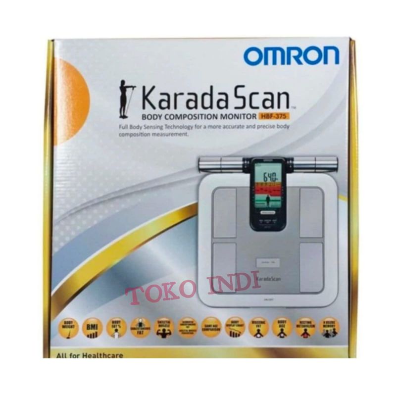 Timbangan Omron Karada Scan HBF-375 Body Fat Composition Monitor