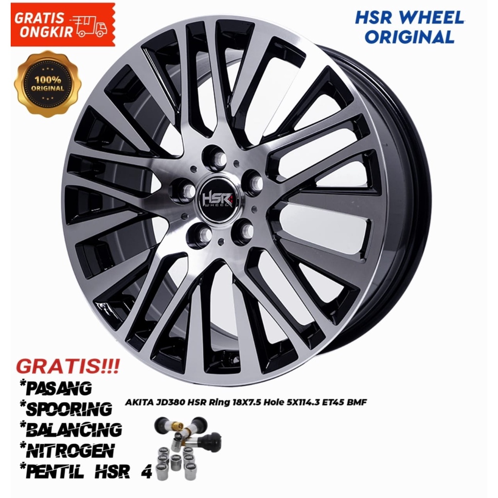 Velg Mobil Hsr Wheel Toyota Alphard, Innova, Voxy, Lexus, Vellfire Ring 18