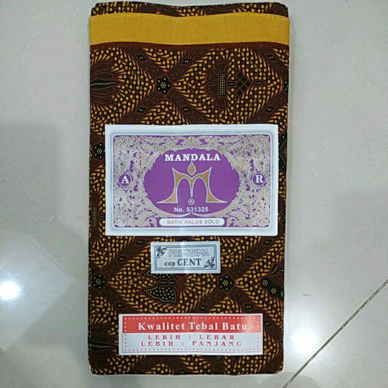 KAIN PANJANG BATIK MANDALA BIRU ASLI / KAIN BATIK HALUS / KAIN GENDONGAN BAYI