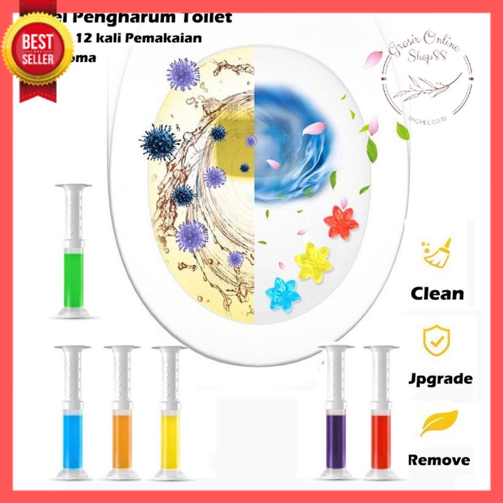 GOS -A304- Gel Pengharum Kloset - Pengharum Kloset - Gel Cleanser Pembersih dan Pengharum Kloset