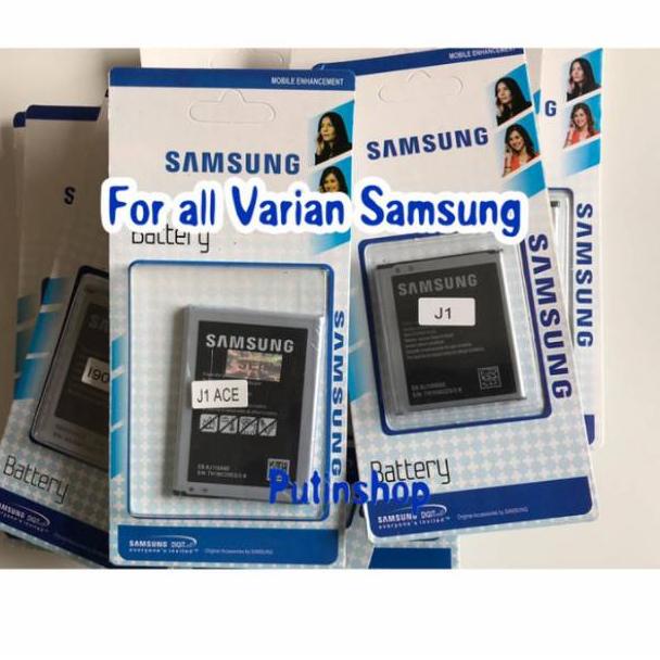 Best Seller [Bonus Mini Gold] Baterai batre bateray battery Samsung J1 Ace Core 2 duos J2 J3 pro J5 