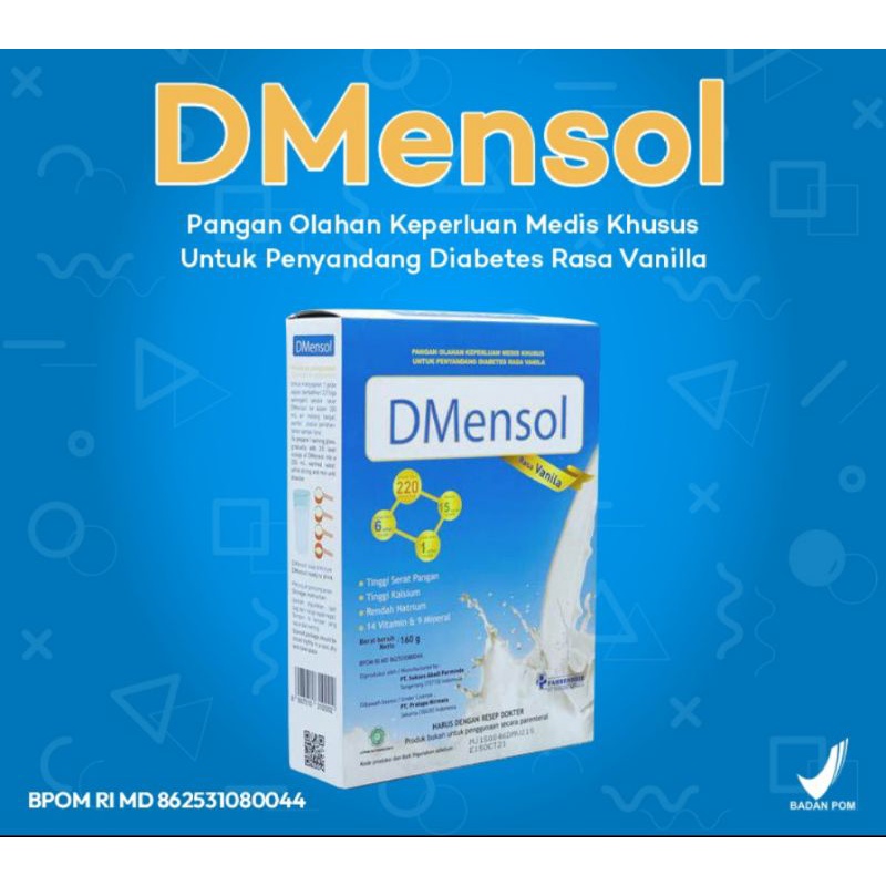 DMensol Susu Diabetes rendah gula