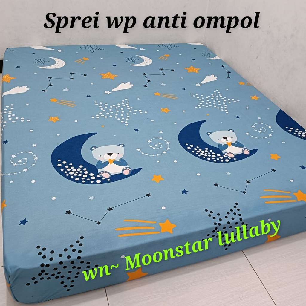 Waty grosir sprei waterproof anti ompol tanpa sarban sargul