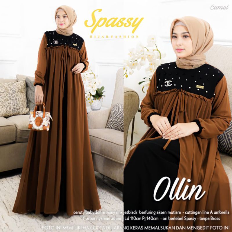 gamis ceruty rompi terbaru