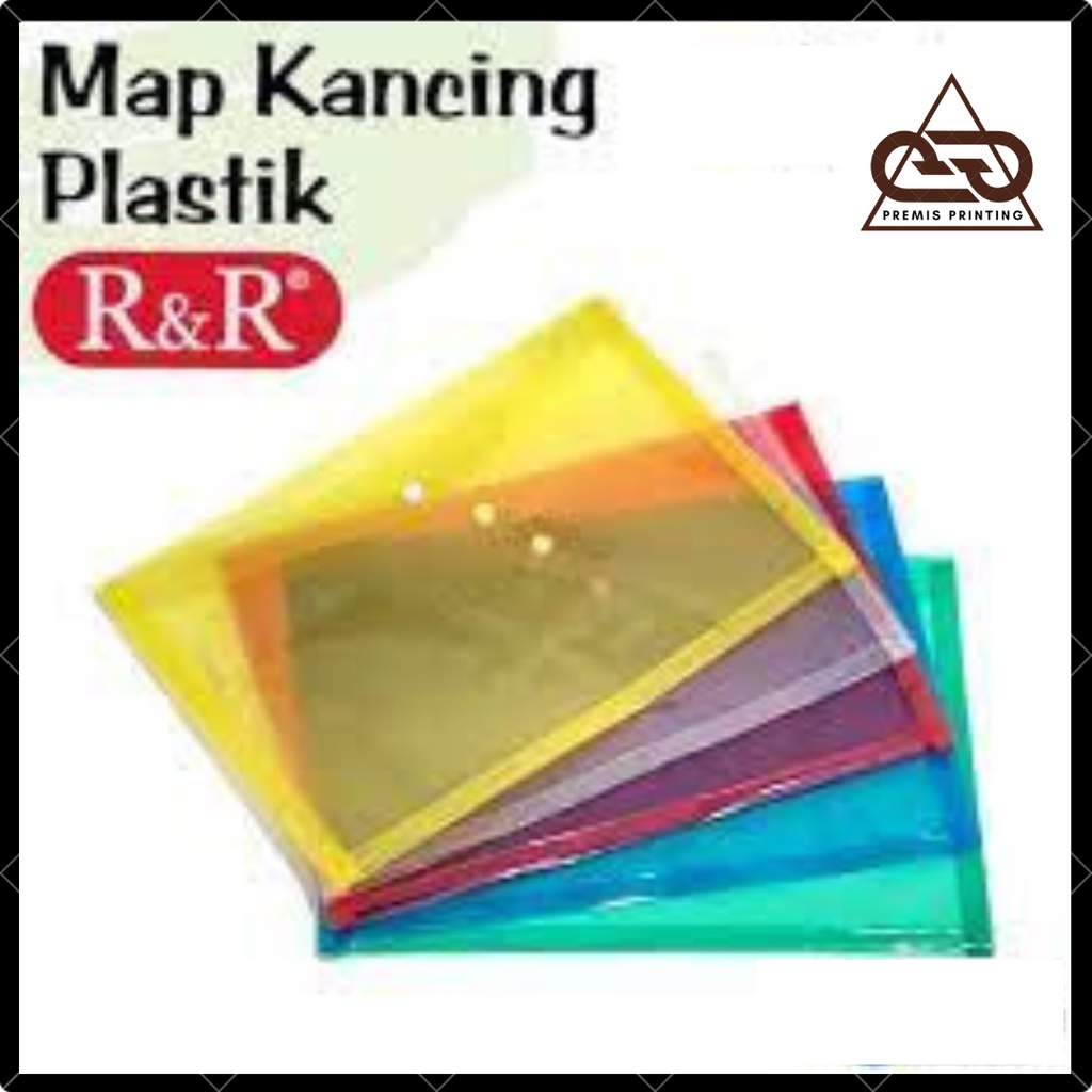 

Map Kancing Plastik Folio F4 R&R Kuat Tahan Lama
