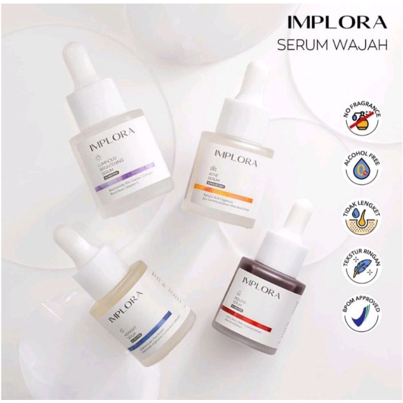 IMPLORA Serum Wajah / Serum Implora 20ML