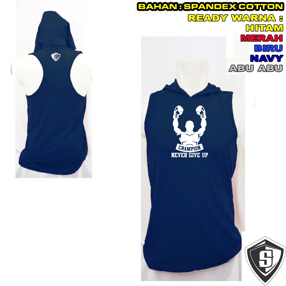 Lekbong Kupluk Topi Fitness Champion quotes